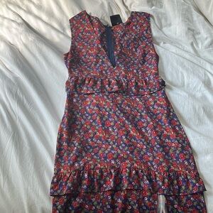 Floral wedding guest dress